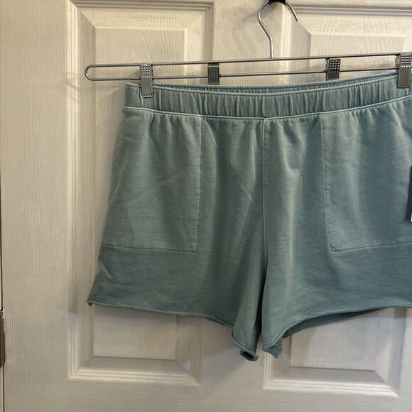 NWT Universal Thread Womens Aqua Blue Sweat Shorts Size Large Drawstring Pockets - Picture 9 of 16